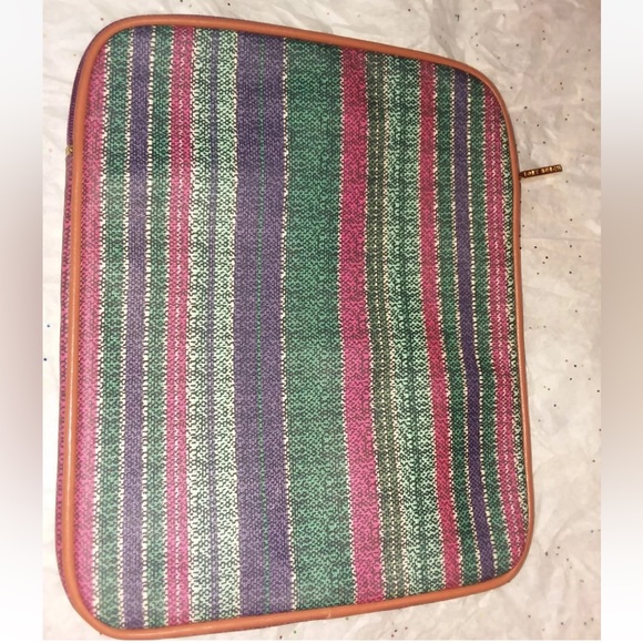 Tory Burch Tablet Case Baha Stripe NWOT - Picture 4 of 6